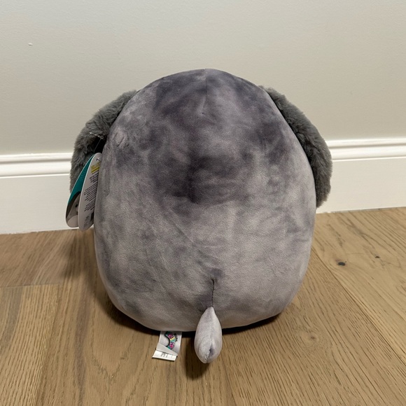 NWT Squishmallows 8” Plush Gray Tie Dye Dog - Gustavos - Picture 2 of 7